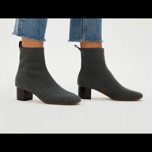 Everlane Glove Boot Charcoal Wool Sz 10